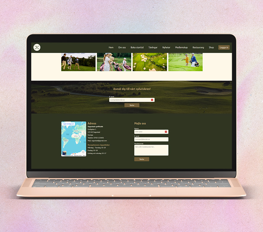 Golf Club Website